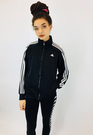 VINTAGE ADIDAS TRACK EMBROIDERED JACKET