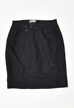 Vintage 90's Straight Skirt Black