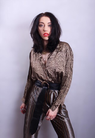 METALLIC BLOUSE