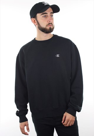 VINTAGE CHAMPION USA SMALL LOGO SWEATSHIRT JUMPER