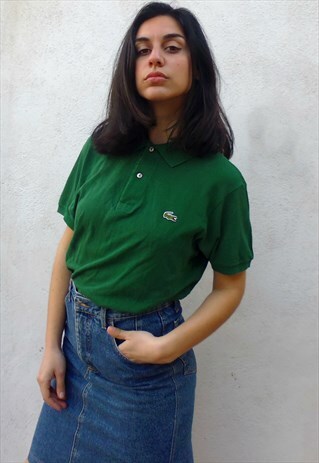 LACOSTE GREEN POLO T-SHIRT