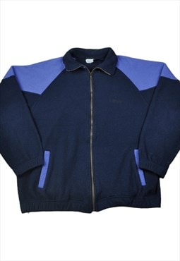 Vintage Fleece Jacket Brugi Navy Large