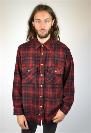 VINTAGE 90'S CHECKED SHIRT