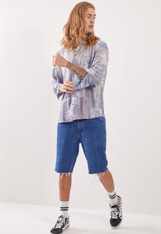 VINTAGE PATTERNED FESTIVAL LONG SLEEVE SHIRT