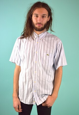 VINTAGE 90'S LACOSTE STRIPED SHIRT