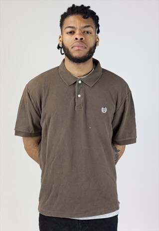 VINTAGE CHAPS BROWN POLO SHIRT
