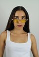 Y2K YELLOW TINTED SUNGLASSES