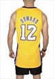 ADIDAS NBA LA LAKERS 12 DWIGHT HOWARD JERSEY SIZE SMALL