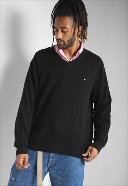 Vintage Tommy Hilfiger Light Jumper Black