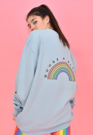 G&G UNISEX BB RAINBOW PRINT SWEAT