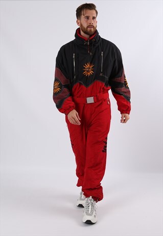 VINTAGE 90'S BOGNER FULL SKI SUIT SNOW UK L / XL 44" (68X)