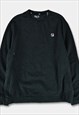 (XL) 2000's Vintage Fila Sweatshirt Grey Logo