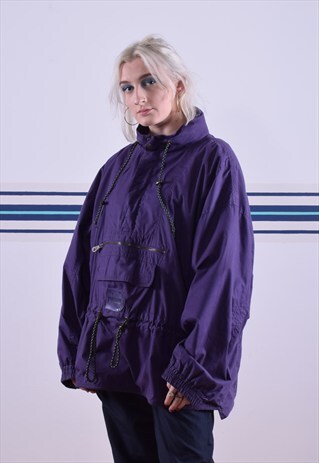 PURPLE PUMA RETRO STYLE JACKET