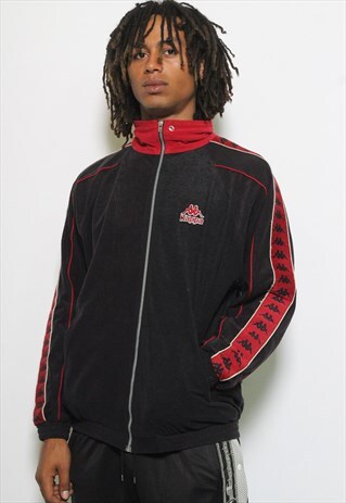 VINTAGE KAPPA TAPE LOGO TRACK JACKET