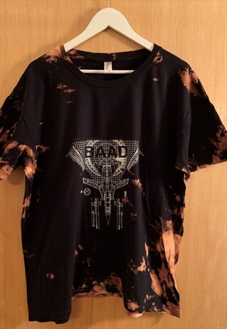 BAAD T-SHIRT BLACK BAAD/FLY TIE DYE