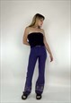VINTAGE 90S TROUSERS WITH ETHNIC DETAILS ON THE LEGS