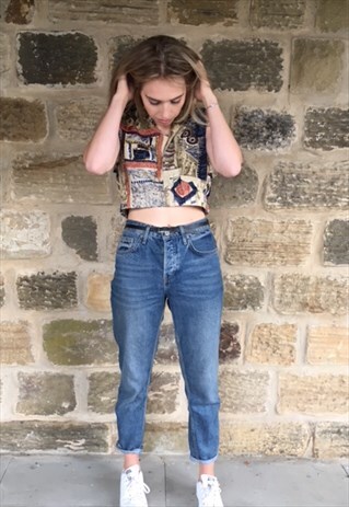 VINTAGE REWORKED 90'S Y2K HAWAIIN ATZEK SHIRT