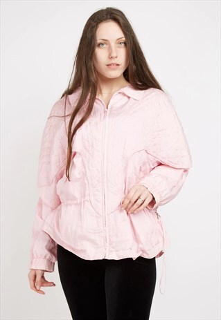 VINTAGE PINK SHELL JACKET