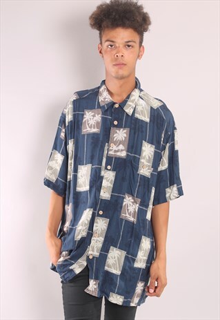 VINTAGE HAWAIIAN PATTERNED FESTIVAL SHIRT