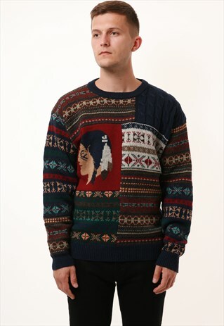 90S VINTAGE WOOL PEAK PERFORMANCE KNITWEAR JUMPER 15836