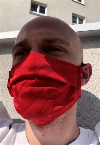 ADIDAS ORIGINALS REWORKED MONOGRAM FACE COVERING. UNISEX