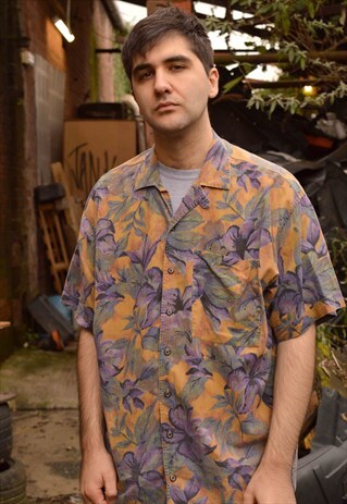 VINTAGE PATTERNED SHORT SLEEVE SHIRT