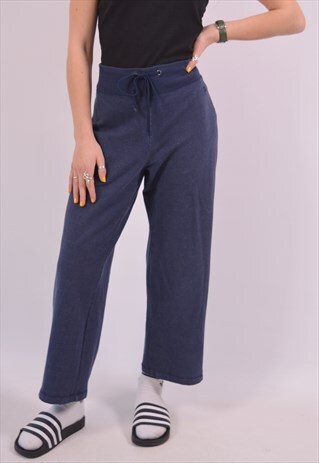 VINTAGE CHAMPION TRACKSUIT TROUSERS NAVY BLUE
