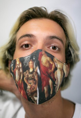 FACE COVERING. BOTTICELLI ALLEGORIA DELLA PRIMAVERA