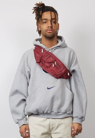 VINTAGE 90'S MAROON BUM BAG