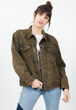 VINTAGE 80S CLASSIC LEVI'S BASIC DENIM JACKET/ S8869
