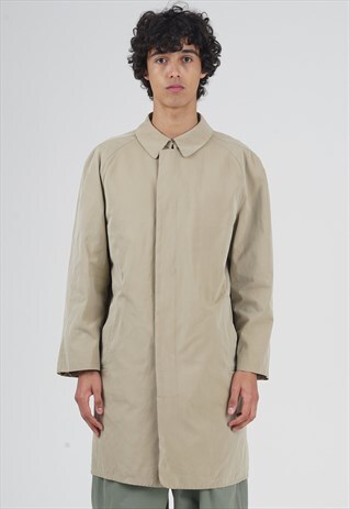 RARE 2000 BURBERRY BEIGE TRENCH COAT