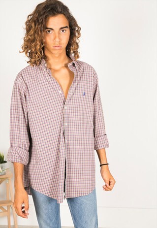 VINTAGE 80S POLO RALPH LAUREN SHIRT / S0097