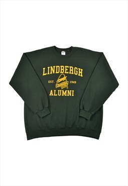 Vintage Lindbergh Flyers Alumni Sweatshirt Black Large
