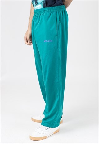 VINTAGE 90'S LOTTO GREEN TRACKSUIT BOTTOMS