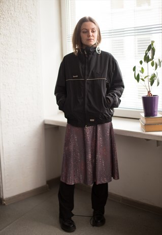 VINTAGE 90'S BLACK BOMBER JACKET
