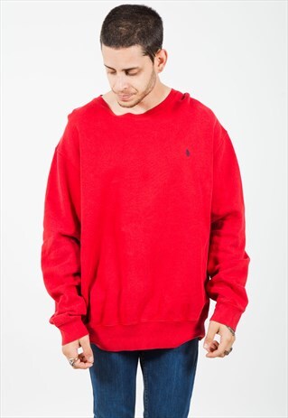 VINTAGE RETRO 90'S POLO RALPH LAUREN SWEATSHIRT / S8617