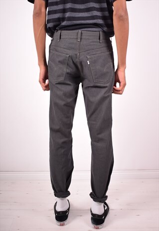 LEVI'S MENS VINTAGE JEANS W33 L32 GREY 90S