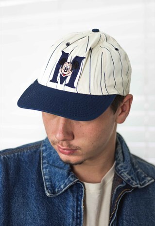 VINTAGE DISNEY BASEBALL CAP HAT LOGO 90S X 2.7