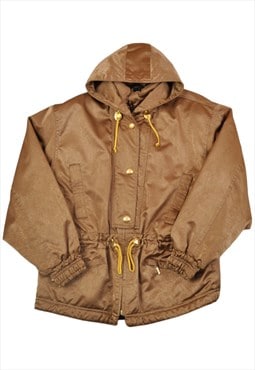 Vintage Ski Jacket 80s Style Brown Ladies Medium