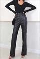 CLASSIC LEATHER PANTS IN BLACK