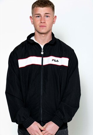 VINTAGE 90'S BLACK SPORTS JACKET