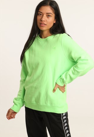 VINTAGE CHAMPION EMBROIDERED LOGO SWEATSHIRT