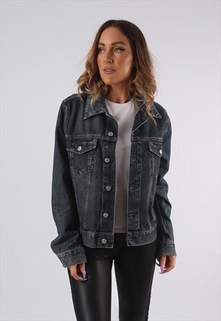 VINTAGE DENIM JACKET ENERGIE UK 12 MEDIUM (95AC)