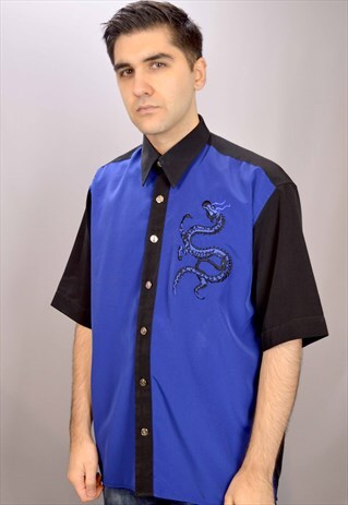 VINTAGE PATTERNED SHORT SLEEVE SHIRT