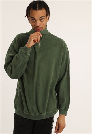 VINTAGE HUGO BOSS 1/4 ZIP SWEATSHIRT
