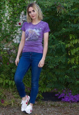 VINTAGE 90'S FAIRY DUST ANGLE TIE DYE T-SHIRT