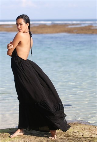 GLE BACKLESS MAXI DRESS