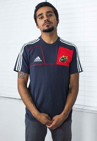 VINTAGE ADIDAS T-SHIRT LOGO 90S S 8.7