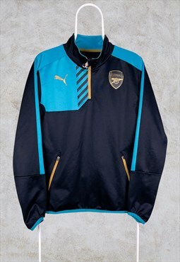 Arsenal Football Training 1/4 Zip Sweatshirt 2015 Small