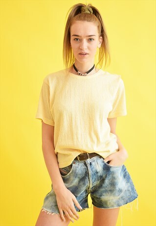 90'S RETRO KNITTED PASTEL OVERSIZED MOMS TOP